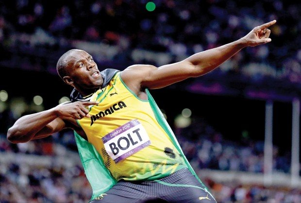 BOLT running pose